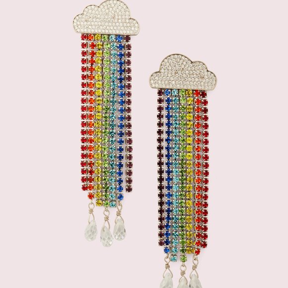kate spade Jewelry - kate spade | into the sky rainbow fringe earrings